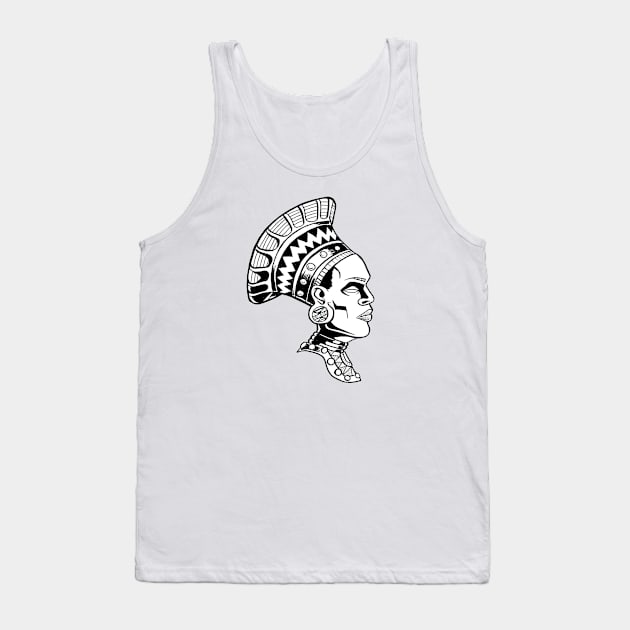 Headress Tank Top by AfrAsian-Mafia